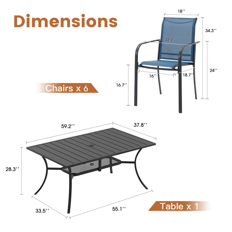 Valmer 6 - personne 60 L extérieur, Bleu