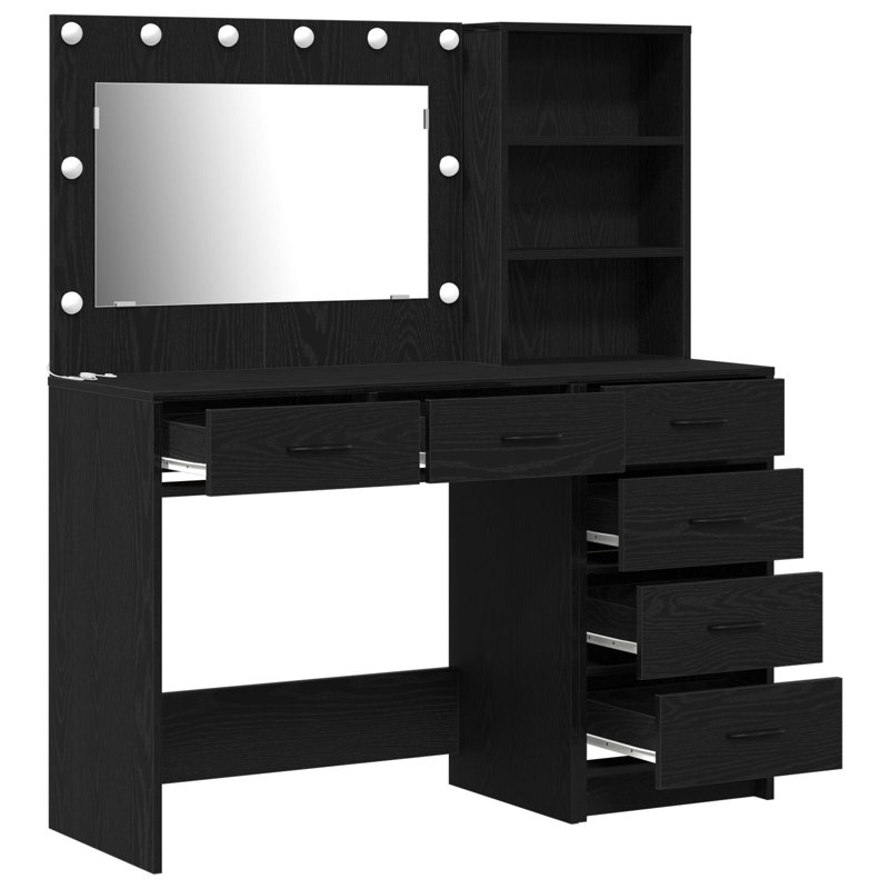 40cm Sideboard, Black Oak