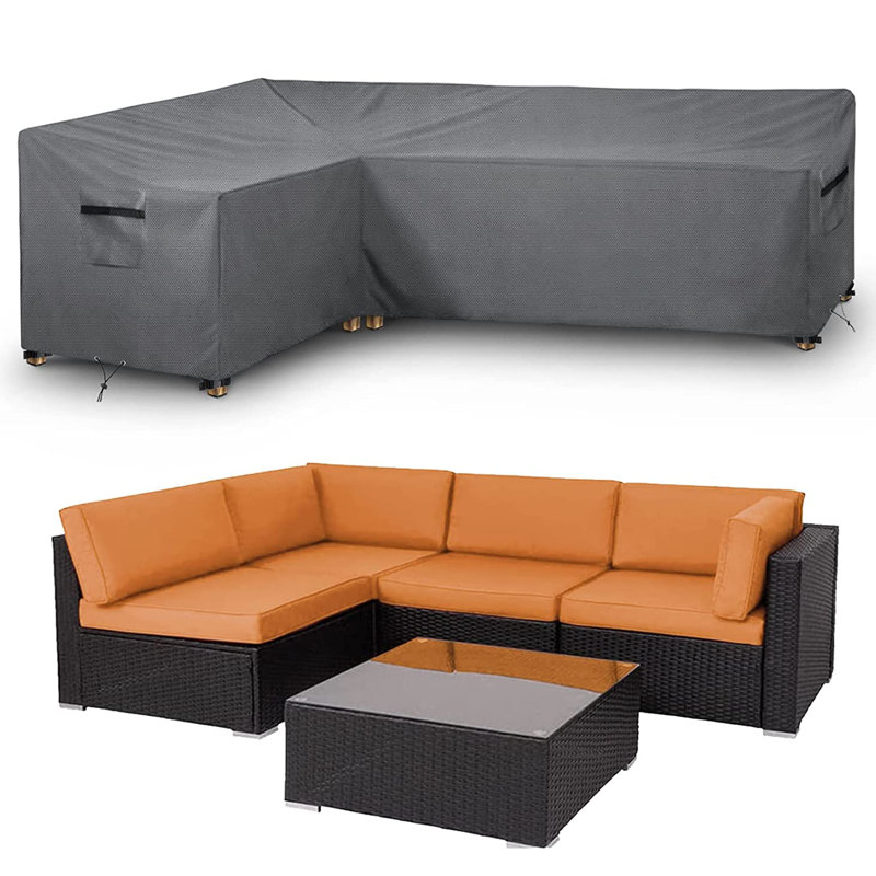 Housse pour canapé modulaire en L résistant à l'eau, H 31 po x l 83 po x P 104 po