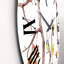 Arbres d'automne et petits oiseaux - Horloge murale traditionnelle-60327492