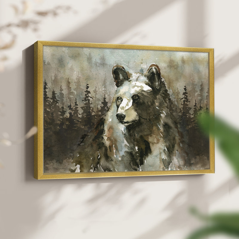 Lodge Twilight II - reproduction encadrée - réarmable, H 8 po x l 10 po, Or
