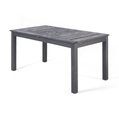 Outdoor Expandable Acacia Wood Dining Table