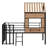 Loft Bed With Roof, Window, Guardrail,-1010854471
