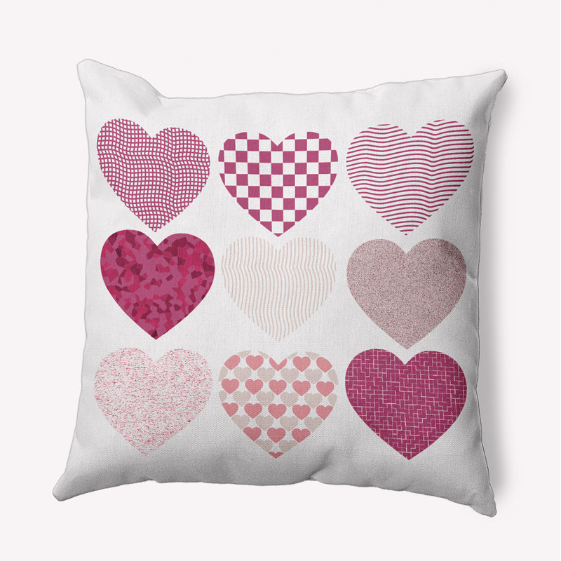 Reversible Throw Pillow, 16"H x 16"W, Square