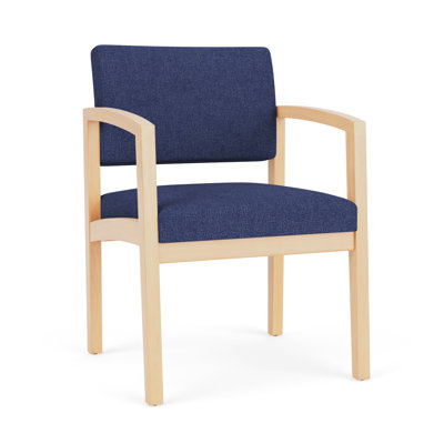Lenox Wood Waiting Reception Guest Chair Wood Frame