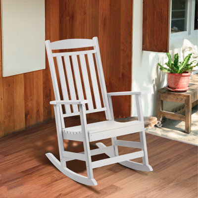 Chaise berçante d'extérieur en plastique Langsa