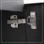 Meuble-lavabo mural 24 po avec lavabo en céramique et porte d'armoire à fermeture en douceur 24 po