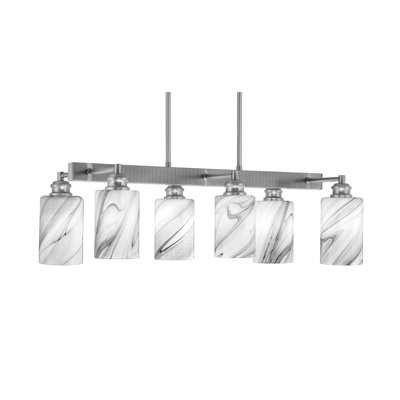 Edge 6 Light Bar With 4" Glass