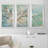«Spring Branch With Birds» par Patricia Pinto - cadre photo 3 pièces, impression multi-pièces-31707373