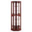 Armoire d'angle 72 "avec lumières, miroir, 6 tablettes réglables, look, tablette en cerisier-987677444