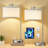 Navreet Table Lamp Set with USB C+A Charging Ports Fully Stepless Dimmable Bedside Lamp (Bulbs Included)-397725431