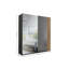 Cassadee 2 Door Glass Wardrobe