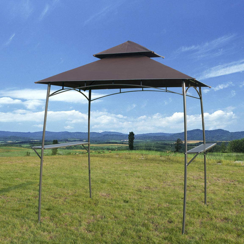 6,6 pi L 5,3 pi. D Pavillon de jardin en acier