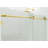 Galaxy 56 - 60 in. x 78 in. Fully Frameless Fluted Sliding Shower Door-91447068-91447074