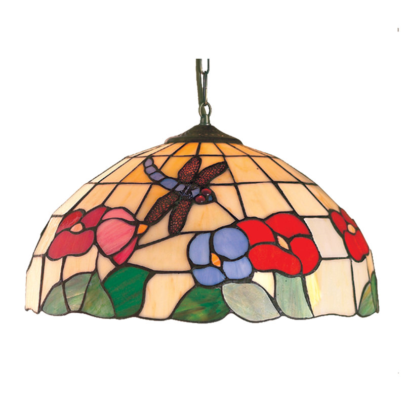 Jonina 1 - Light Antique Brass Bowl Pendant