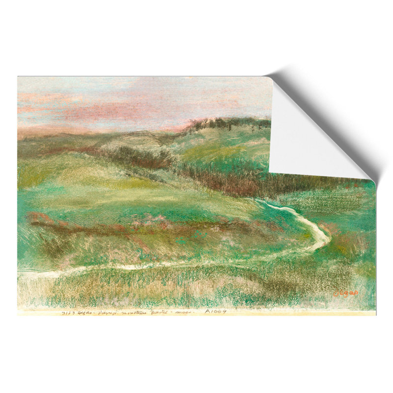 Landscape by Edgar Degas - Frameless Print, 30cm H x 42cm W x 0.1cm D