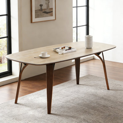 French Minimalist Design Rectangular Dining Table