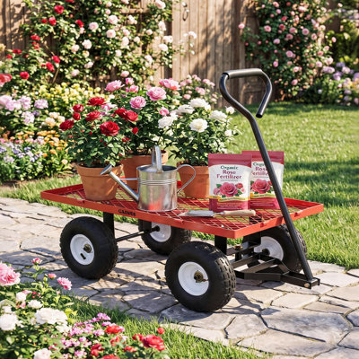 19 cm H x 46 cm W Utility Cart