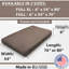 Matelas futon pliable et lavable en mousse mémoire, taille TG, fermeture éclair robuste, confortable pour les chambres d'amis et les petits espaces, couleur champignon, housse zippée, idéal pour les appartements et les résidences étudiantes.-1152939450