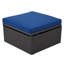 Lit de jour d'extérieur rectangulaire pour patio avec auvent rétractable-449612153