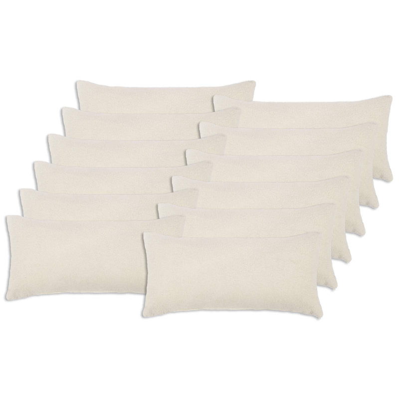 Light Grey Cushion Cover, Square 40cm, Cream