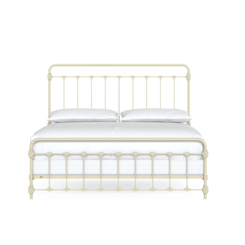 Picket Fence Iron Bed, California King