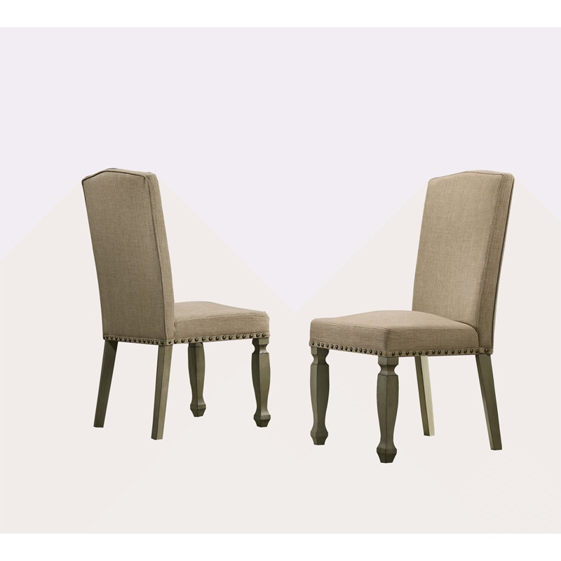 Chaise de salle à manger rembourrée Finish