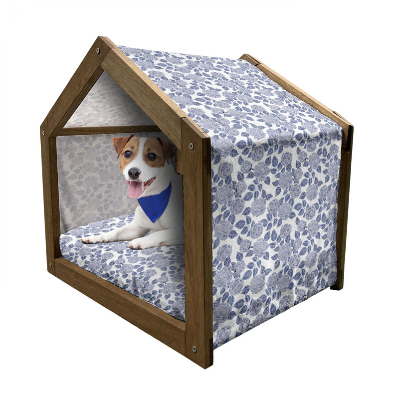 Niche pour chien en bois, H 25,59 po x l 29,53 po x P 21,65 po