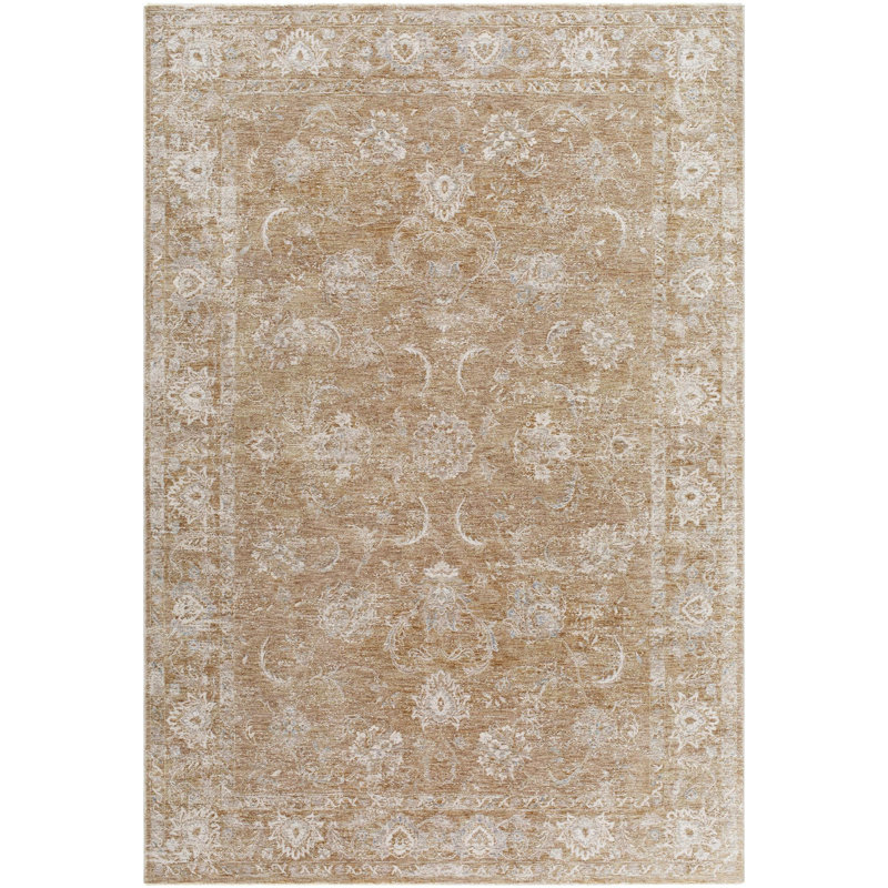 Aunah Traditional Machine Woven Area Rug, Rectangle 7'10" x 10'2"