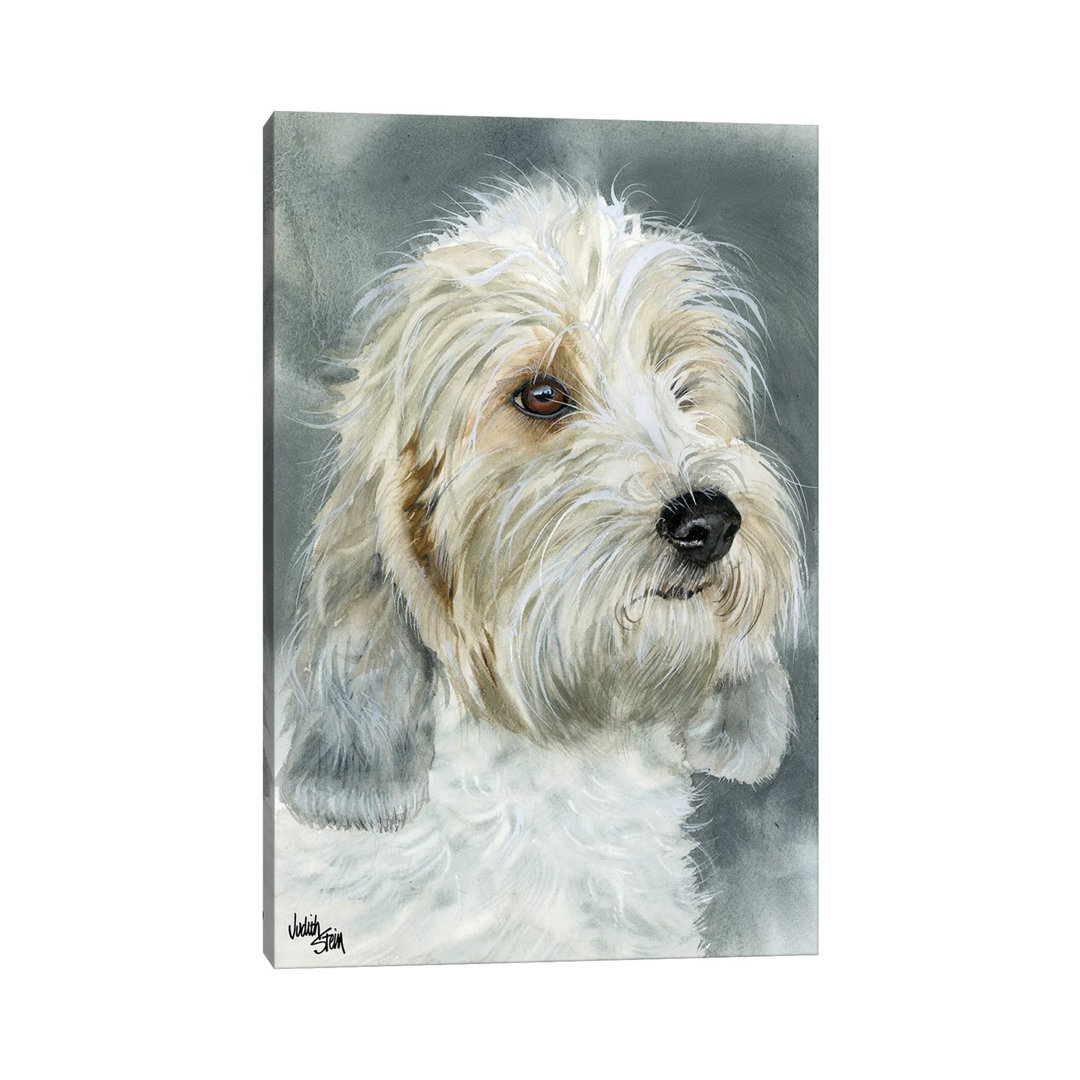 Happy Go Lucky - Petit Basset Griffon Vendéen by Judith Stein - Wrapped Canvas Painting