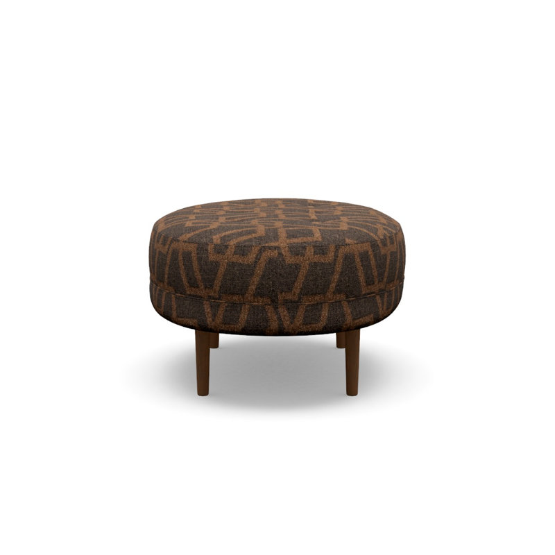 Avalon Ottoman, Walnut, Perky 855419