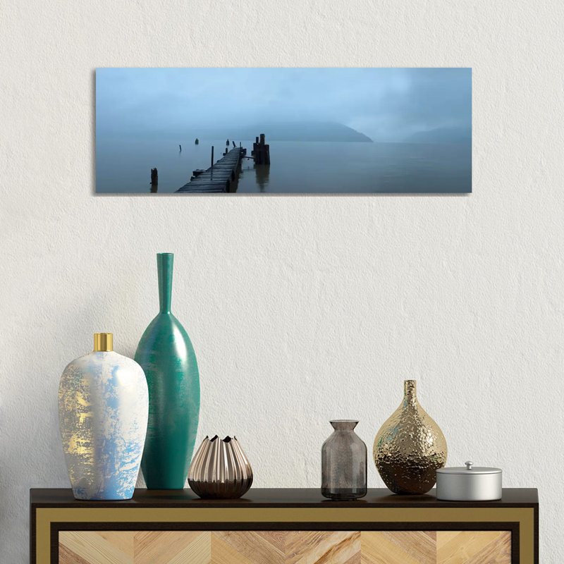 Dusk & Water III by James McLoughlin - Wrapped Canvas Panoramic Print, 30.48 cm H x 91.44 cm W x 1.91 cm D