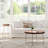 Aisha Solid Wood Top Coffee Table