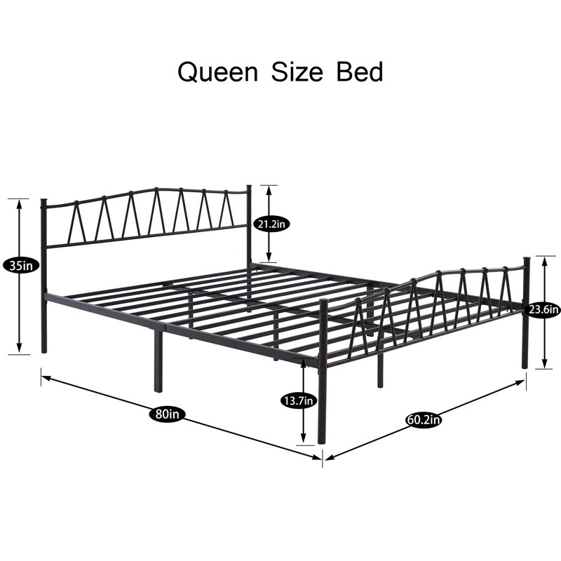 Ensemble de chambre avec lit plateforme 3 pièces Alsa, Blanc, Grand