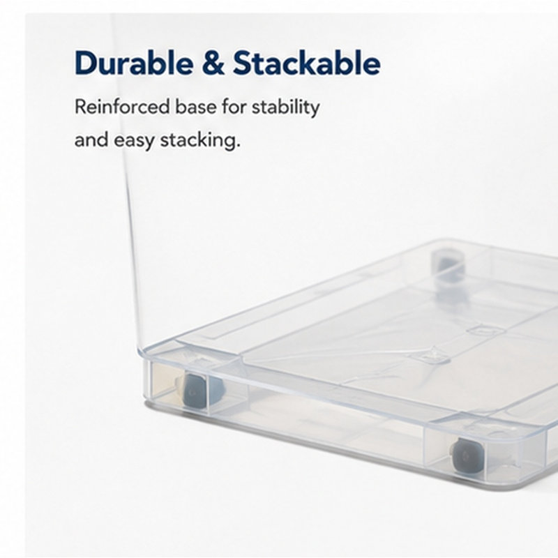 Boîte de rangement en plastique