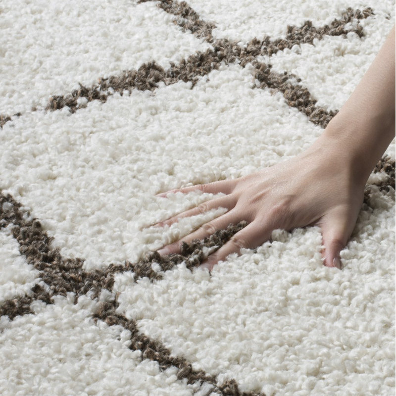Sheffield Abstract Hand Woven Area Rug, Rectangle 91 x 152 cm