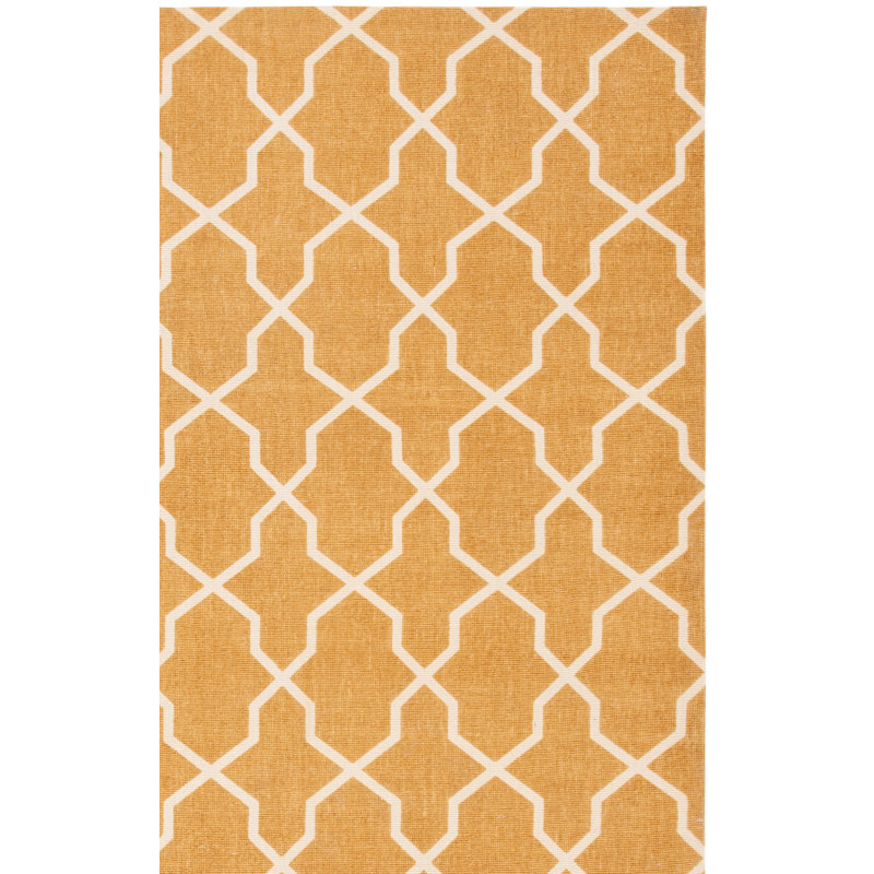Charing Cross Hand Loomed Jute Geometric Rug, Rectangle 4' x 6'