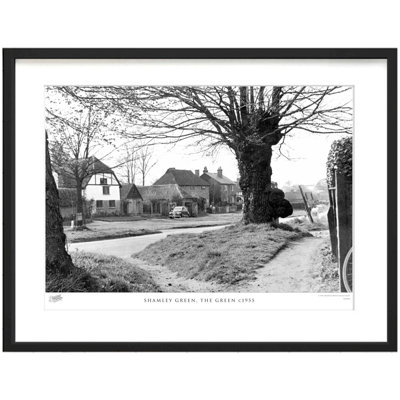 Shamley Green, The Green C1955 by Francis Frith - Single Picture Frame Print