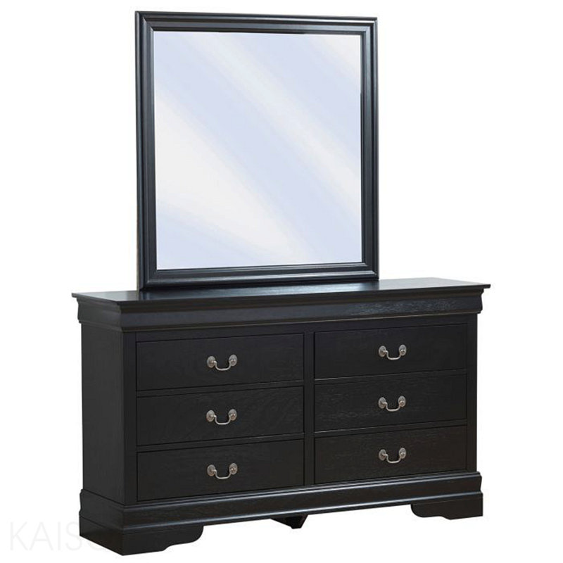 Commode élégante noire