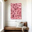 Bouquet de roses roses - impression sur toile tendue-1651230576