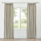 Reverie Striped Curtain Panel In Sand