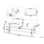 Sofa Bed 3 Seater EINA Velvet-1104222187