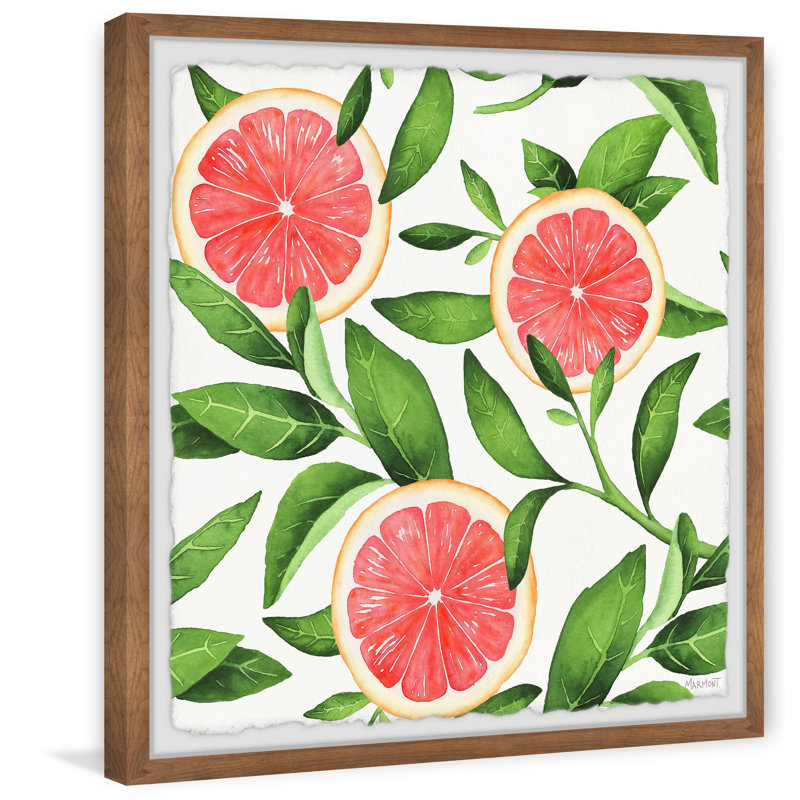 " Citrus " Painting Print, 12" H x 12" W x 1.5" D