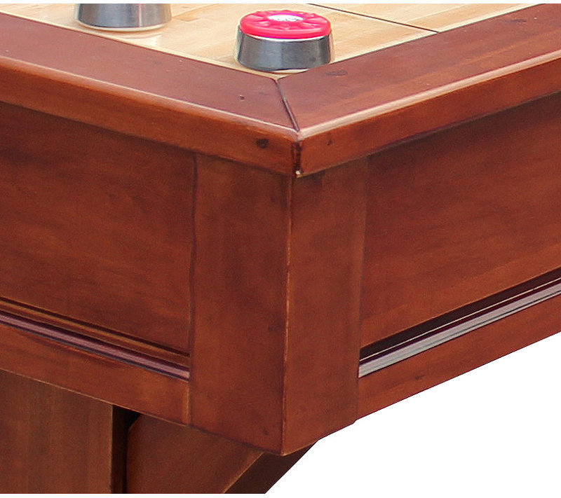 Brazos River Pro-Style Shuffleboard Table, 16', Weathered Black, Buffet Top Not Included