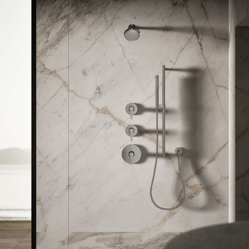 Occasion Single-Function Showerhead, Vibrant Titanium
