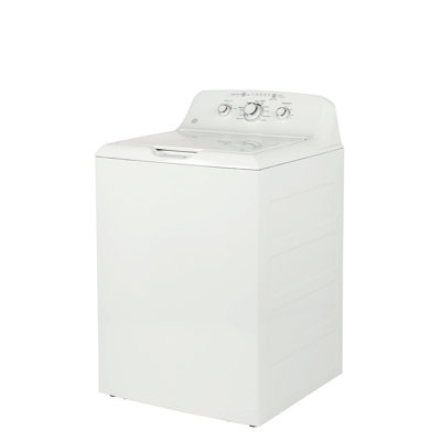 GE 4.0 Cu Ft Capacity Washer With Stainless Steel Basket And Water Level Controlâ -  GTW325ASWWW