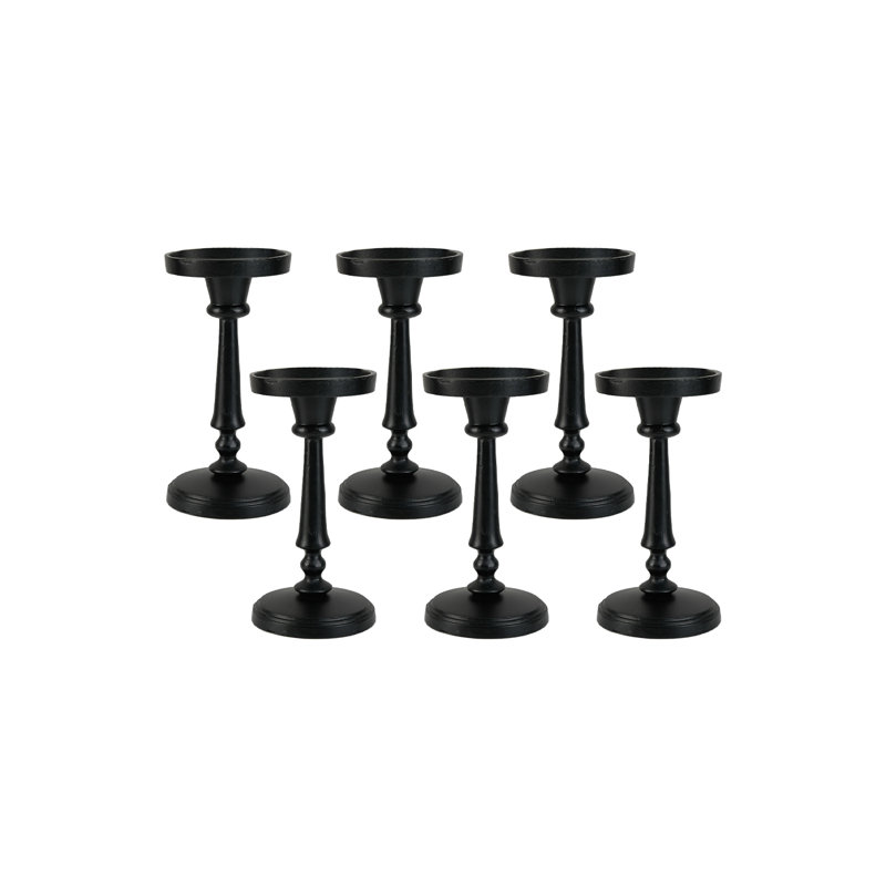 Bougeoir de table Rovon, H 8,75 po x l 4,25 po x P 4,25 po