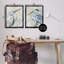 «White Egret Blue Heron», ensemble de 2 toiles flottantes encadrées par Yvette St. Amant-1312007693-1312007680