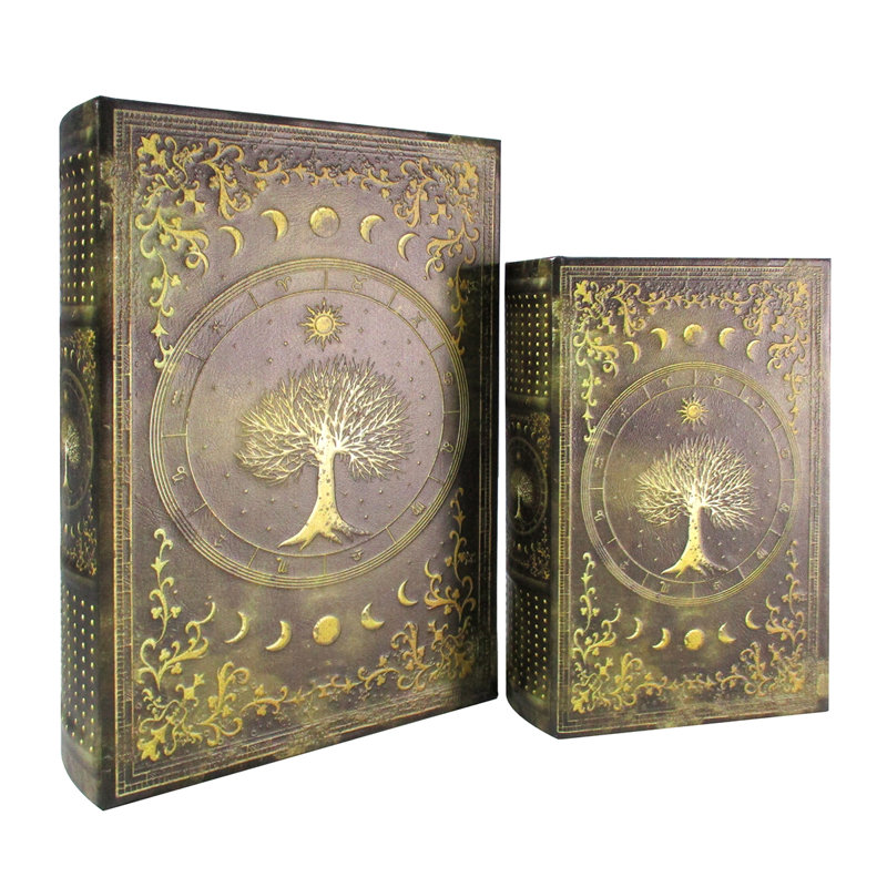 Chirk 2 Piece Medium Density Fiberboard (MDF) Decorative Box Set