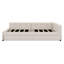 Upholstered Platform Bed With USB And 2 Drawers-587732682